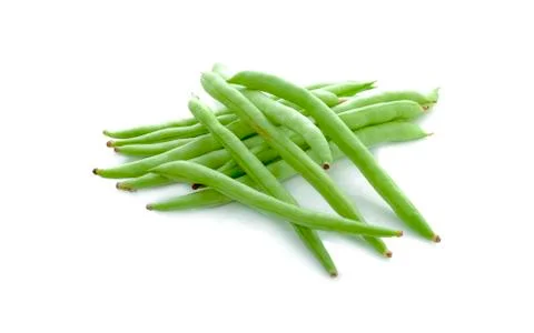 Green beans isolated on a white background Stock Photos