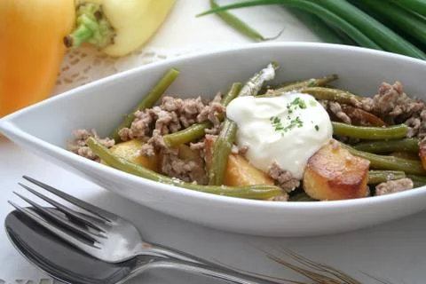 Green beans Foto stock