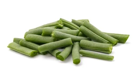 Green beans pile Stock Photos