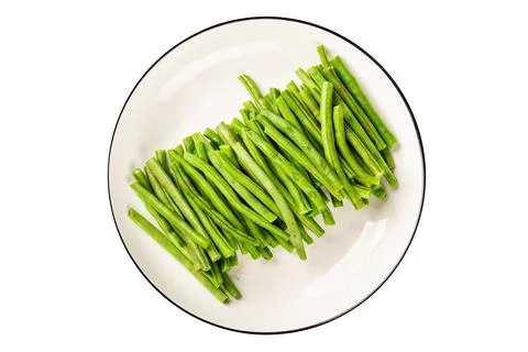 Green beans raw fresh vegetable string bean healthy food ingredient appetiz.. Stock Photos