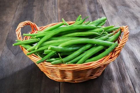 Green beans string Stock Photos