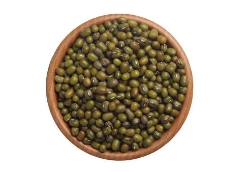 Green beans on a white background Stock Photos