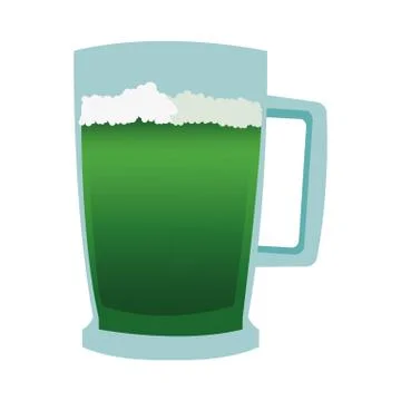 Green beer icon Stock Illustration
