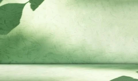 Green Beige Bg Kitchen Background Floor Backdrop Empty  Podium Stock Illustration