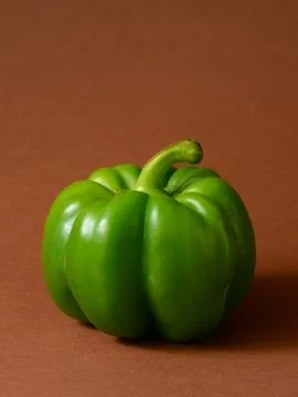 Green bell pepper Stock Photos