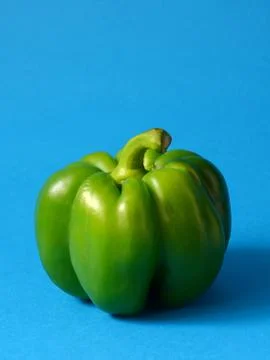 Green bell pepper Stock Photos