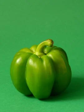Green bell pepper Stock Photos