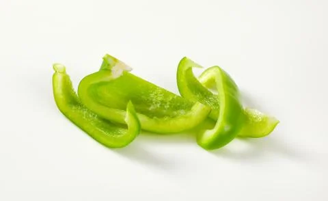 Green bell pepper Stock Photos