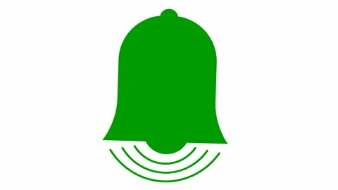 Green bell white Stock Footage 160560946