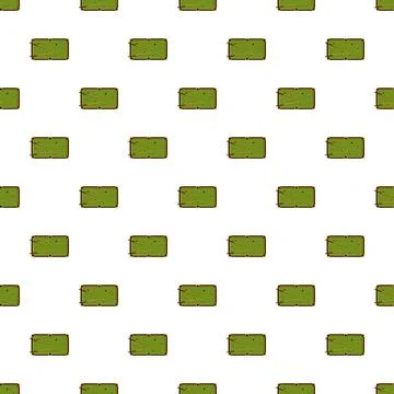 Green billiard table game playing seamless pattern Stock Illustration