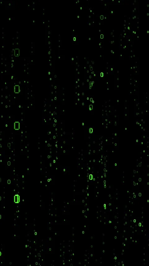 Green binary code - 3D animation Stock Footage 314075338