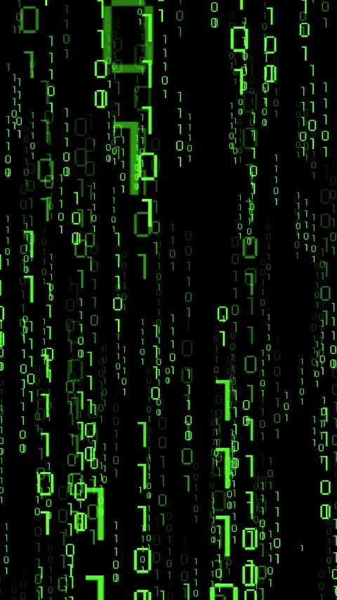 Green binary code - 3D animation Stock Footage 314075397