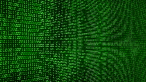Green Binary code Background. Digital and Secure Data Concept. Abstract Stock Footage 276765952