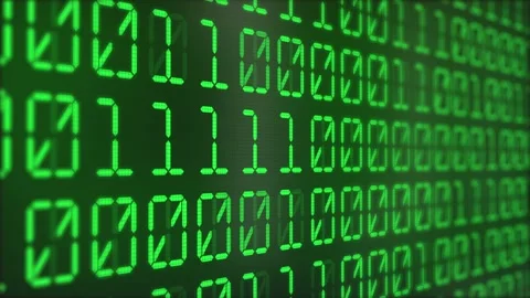 Green Binary code Background. Digital and Secure Data Concept. Abstract Video stock 288391562