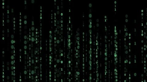 Green Binary code Background. Digital and Secure Data Concept Stock Footage 304284759
