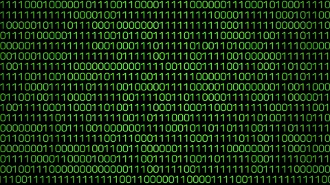 Green Binary Code Background Hacker Style Digital Data Animation Stock Footage 332627320