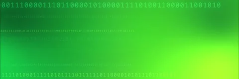 Green binary code background template animation Stock Footage 340557196