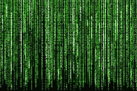 Green Binary Code Big Green Binary code as matrix background, computer cod... Stock Photos