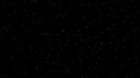 Green Binary Code Falling on Black Screen with "You Have Been Hacked!" Message 스톡 동영상 281456595