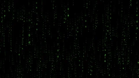 Green binary code falling down - matrix effect Stock Footage 314199110