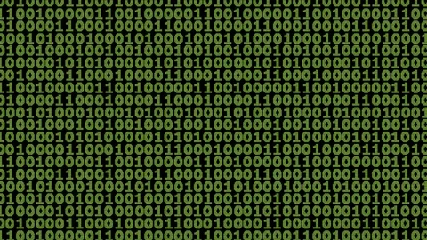 Green Binary Code Stock Footage 83723417