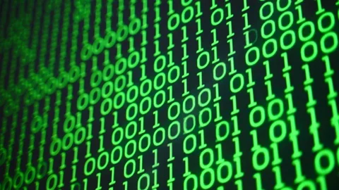 Green Binary Code Stock Footage 107903803