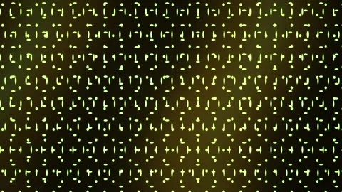 Green binary code on screen. Stock Footage 340031353