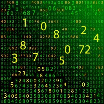 Green binary computer code repeating vector background . Eps 10 vector Stock Illustration