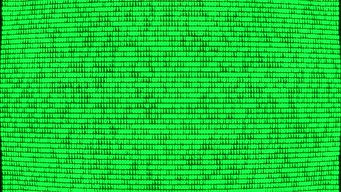 Green Binary Matrix Tunnel Stock Footage 334003616