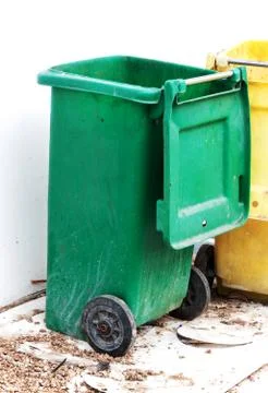 Green Bins Stock Photos