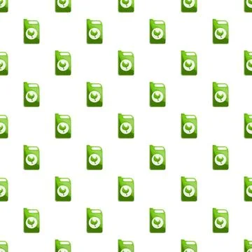 Green biofuel canisters pattern representing sustainable energy 스톡 일러스트