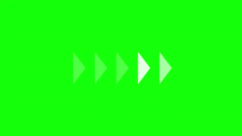 Green Black Arrow Screen Horizontal 16:9 Green Screen Video stock 340461548
