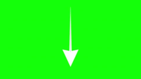 Green Black Arrow Screen Horizontal 16:9 Green Screen Stock Footage 340461915
