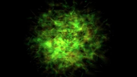 Green on black background Stock Footage 267049351