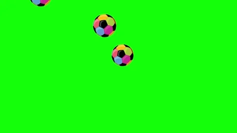 Green Black Ball Bird Horizontal 16:9 Green Screen Video stock 340460557
