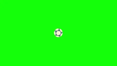 Green Black Circle Horizontal 16:9 Green Screen Vídeo Stock 340459481