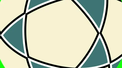 Green Black Circle Horizontal 16:9 Green Screen Video stock 340459483