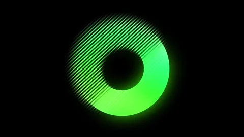 Green black glowing background. space for text. rotating circle Stock Footage 274719551