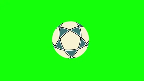 Green Black Man Circle Horizontal 16:9 Green Screen Vídeos de archivo 340459502