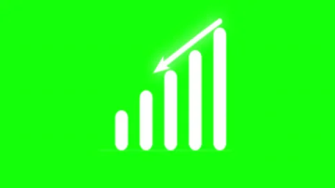 Green Black Screen Logo Horizontal 16:9 Green Screen Stock Footage 340462181