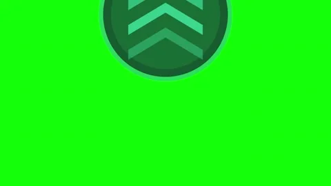 Green Black Screen Shield Horizontal 16:9 Green Screen Stock Footage 340462211