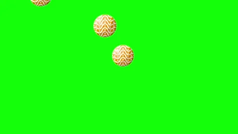 Green Black Soccer Ball Horizontal 16:9 Green Screen Vídeo Stock 340459977