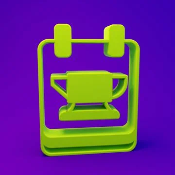 Green Blacksmith anvil tool icon isolated on purple-blue background. Metal .. Illustrazione stock