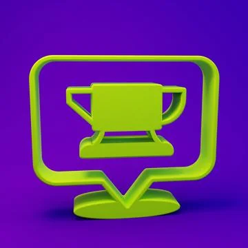 Green Blacksmith anvil tool icon isolated on purple-blue background. Metal .. Stock Illustration