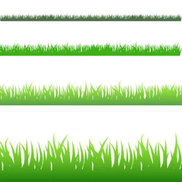 Green Blades of Grass Stock Illustration