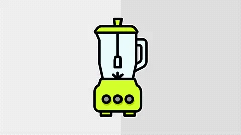 Green blender Vídeo Stock 335397370
