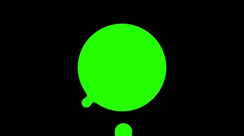 Green Blob Effect Stock Footage 40763587