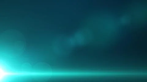 Green-blue background with beam light in the bottom left corner Stock-Illustration