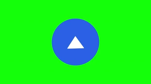 Green Blue Circle Screen Horizontal 16:9 Green Screen Stock Footage 340462201