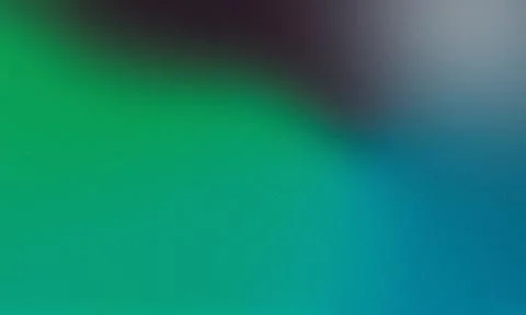 Green blue free form gradient background, grainy texture, blurred color web.. Stock Illustration